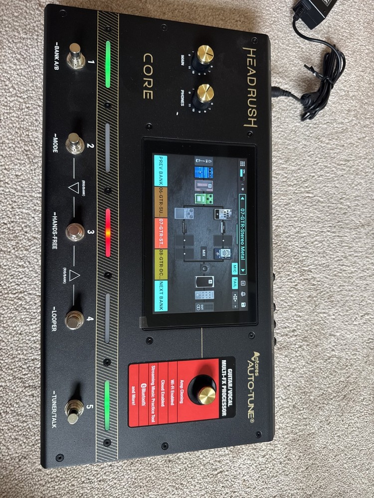 Headrush Core Guitar Multi-effect/Amp Modeler/Vocal Processor MINT