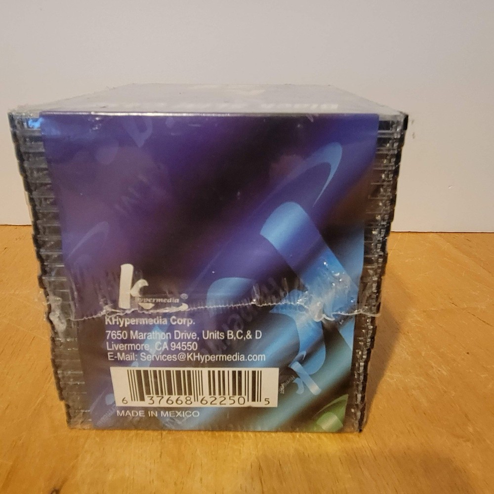K Hypermedia Black Slim CD Cases, 25 Pack, New