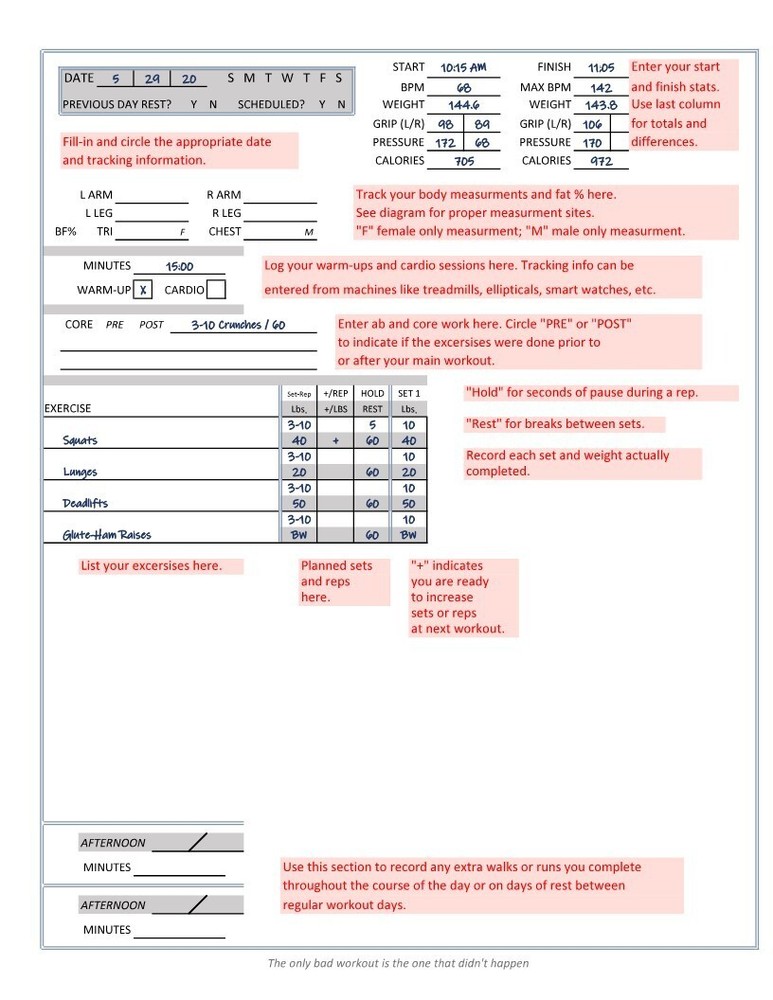 Ultimate Edition Fitness Journal, Workout Record, Progress Tracker, Diary