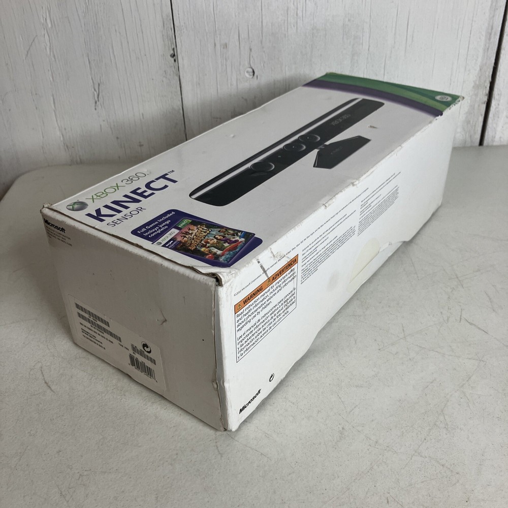 XboX 360 Kinect Sensor with Kinect Adventures (Sealed) CIB