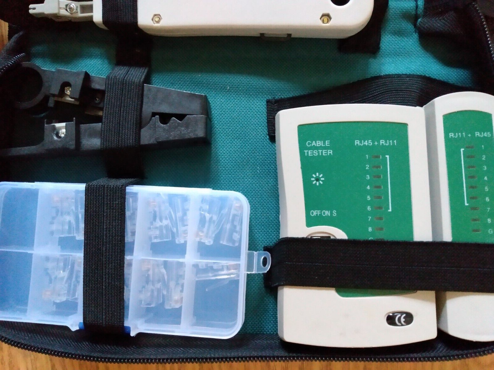 NS-468 ST-248 Multi Functional NETWORK CABLE Tester KIT ST-45 Double USE TESTER
