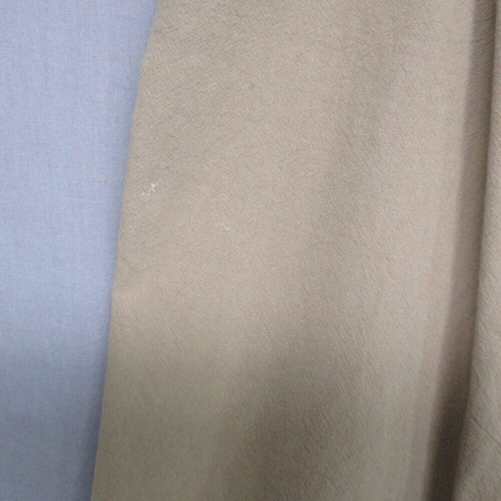 Alfred Dunner Gaucho Capri Pants 100% Cotton Beige Women Size | 12P