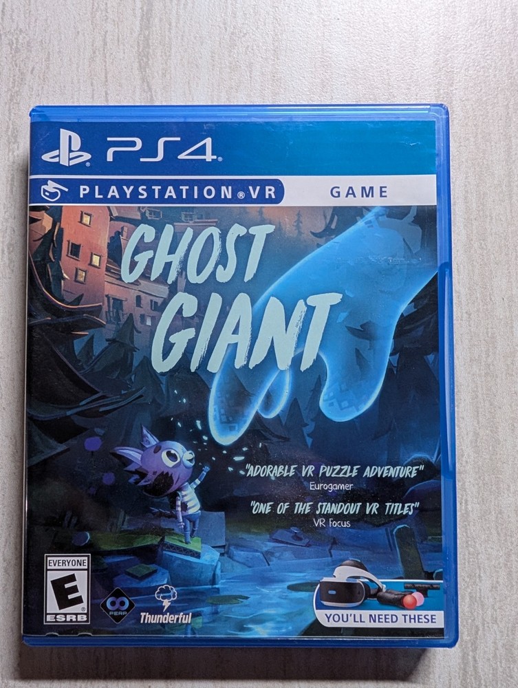 NO GAME Ghost Giant PlayStation 4 PS4 Case