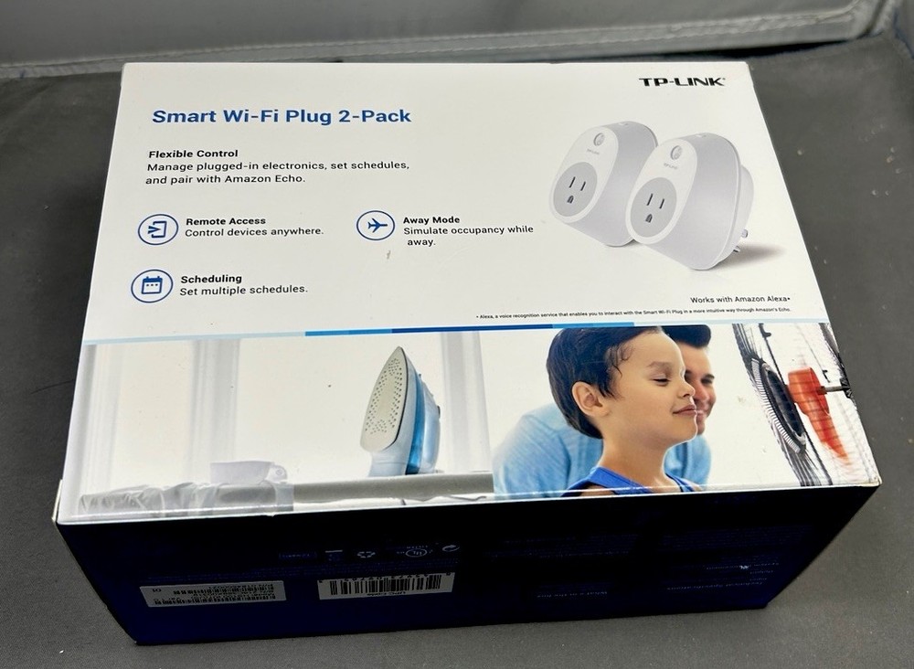 Tp-link Smart Wifi Plug 2 Pack~ Works with Alexa + Google Assistant