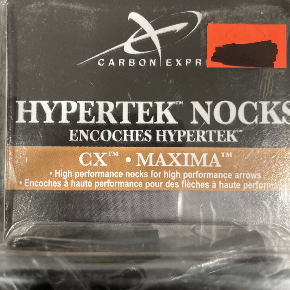 Carbon Express Archery CX Maxima TM HyperTek Nocks - Black Model W3422