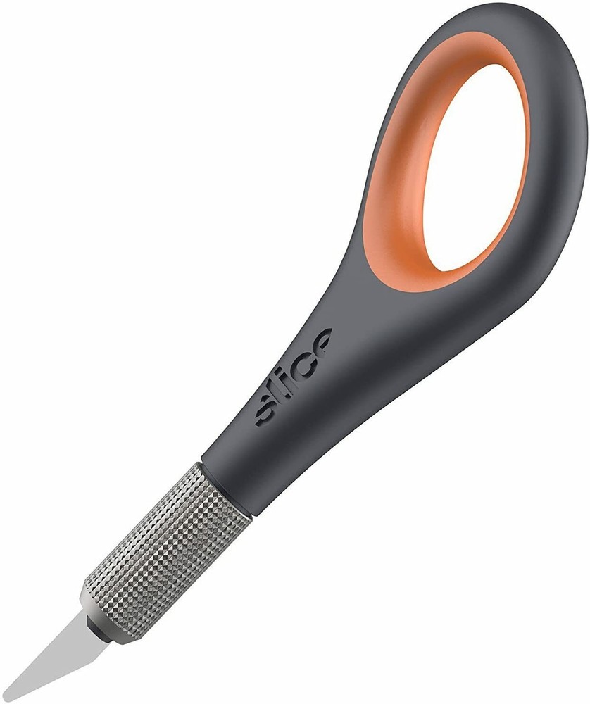 Slice Precision Ceramic Knife, Unique Ring Handle With Finger Grip