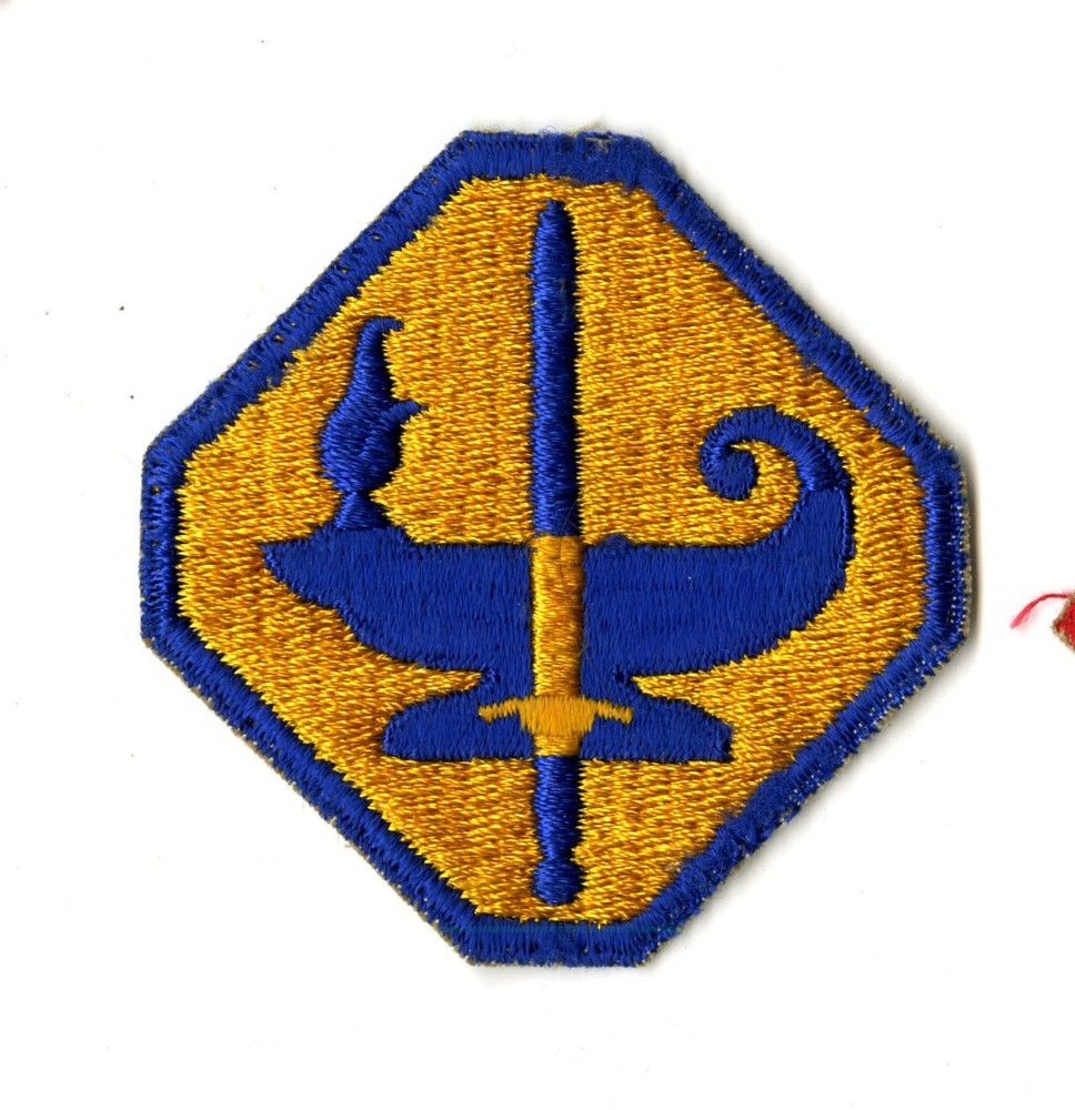 Army Specialized Training Program White Back Patch WWII Vintage