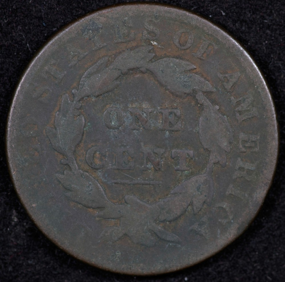 1833 MATRON HEAD LARGE CENT