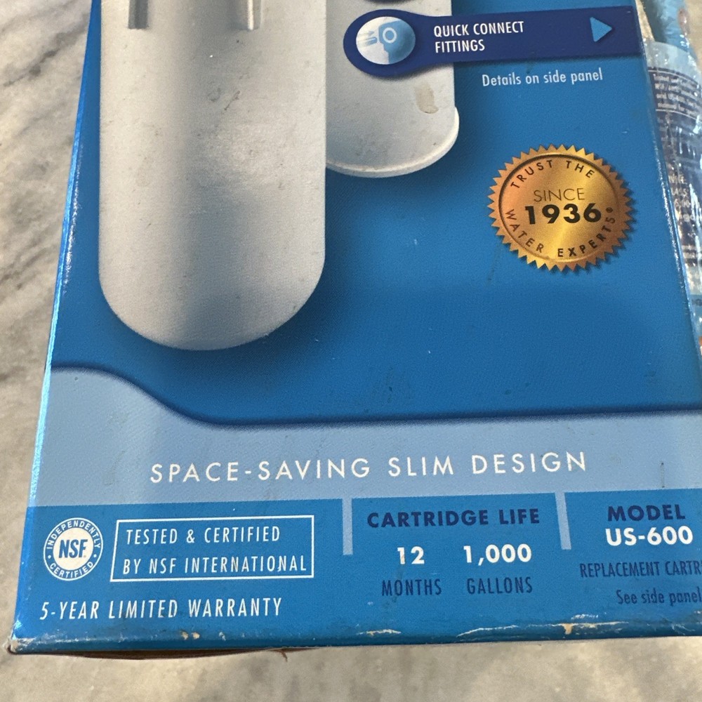 Culligan Under-Sink Drinking Water Filter Model US-600, Plus Extra Filter