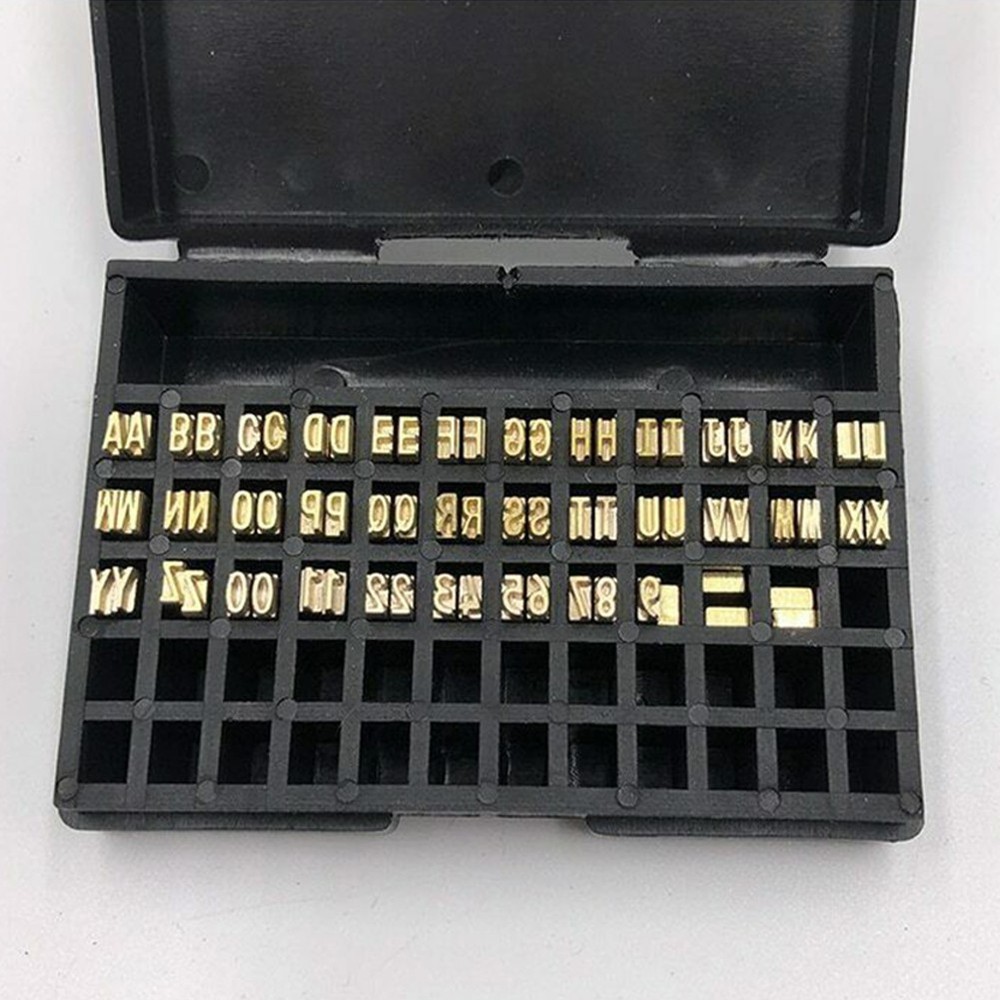 Coding Machine Printing Font Copper Character Printing Accessories Typography
