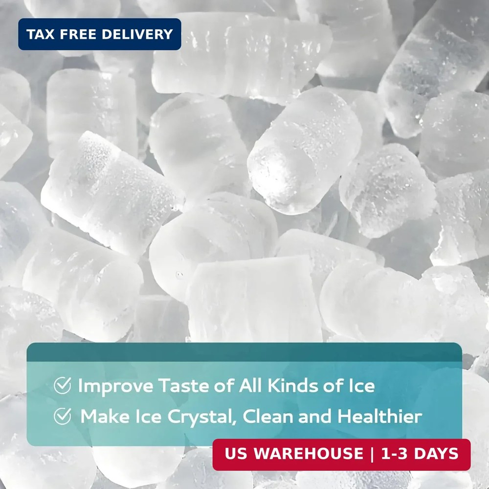 EUHOMY Ice Maker Cleaner & Descaler | 4 Use & Individually Packed | Ice Machine