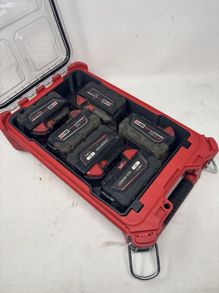 Fits Milwaukee Packout Deep Storage Tray INSERT for M18 Batteries