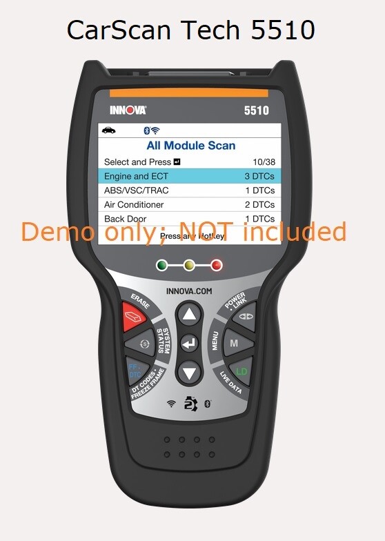 OBD2 OBDII DLC Cable for INNOVA 5410, 5510, 5512 & 5610 Code Reader Scan Tool