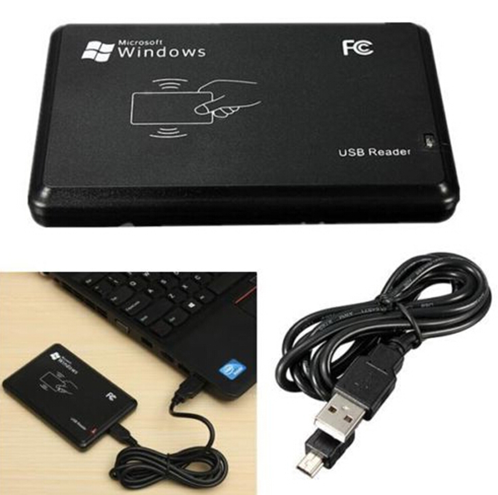 125Khz USB RFID Contactless Proximity Sensor Smart ID Card Reader EM4100