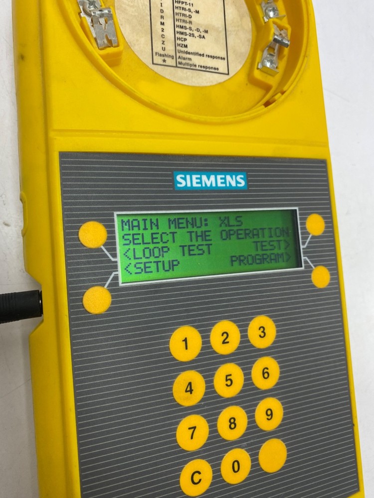 SIEMENS DPU 500-033260 DEVICE PROGRAMMING UNIT SMOKE AUTOMATIC FIRE DETECTOR