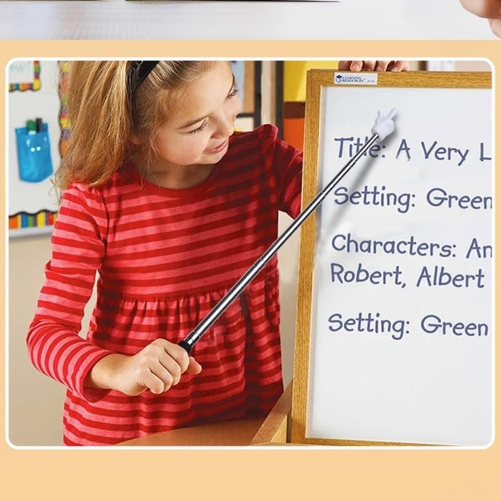 Teacher Pointer Sticks Finger,Pointer for Classroom,Telescoping 1 PCS, Blue