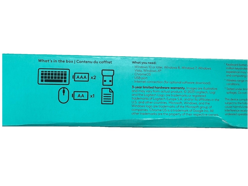 Logitech MK270 Wireless Keyboard and Mouse Combo - 920-008813 - New In Box