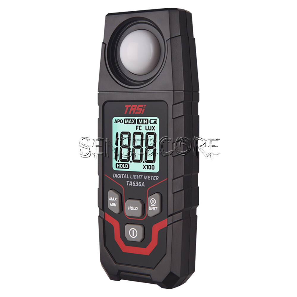 TA636A Digital Light Meter Illuminance Lux Meter Illuminometer Handheld Ambient-