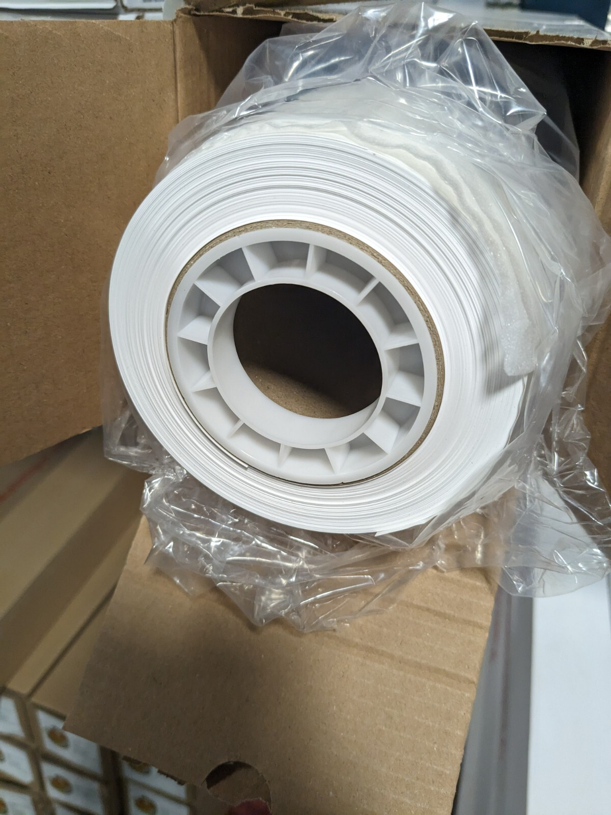 Self-Adhesive Poly-Vinyl Banner Aqueous Inkjet Print Roll Tear & Water-Resistant