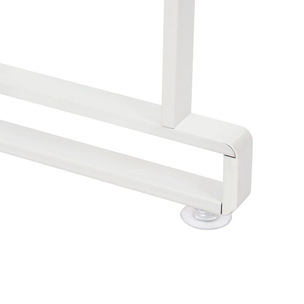 2-Layers Standing Kitchen Shelf Kitchen Cabinet Standing Storage Shelf White