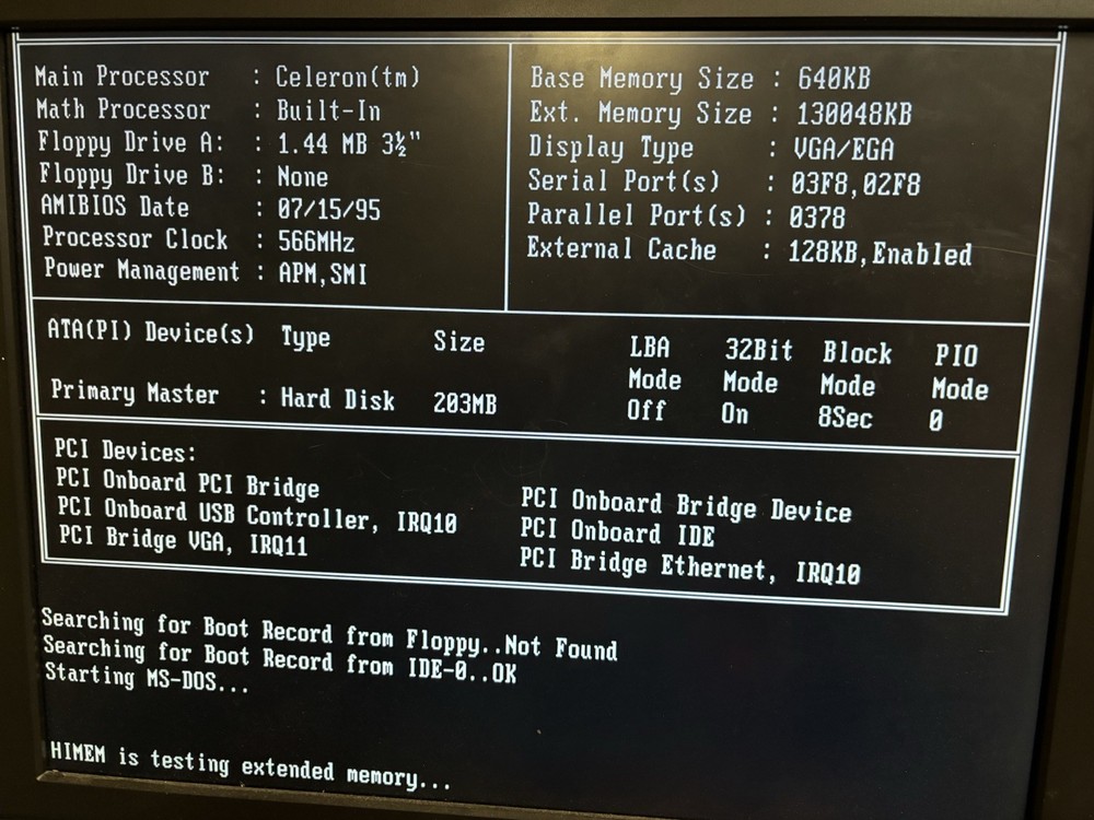 Crystal Celeron 566Mhz 128MB Single Board Computer