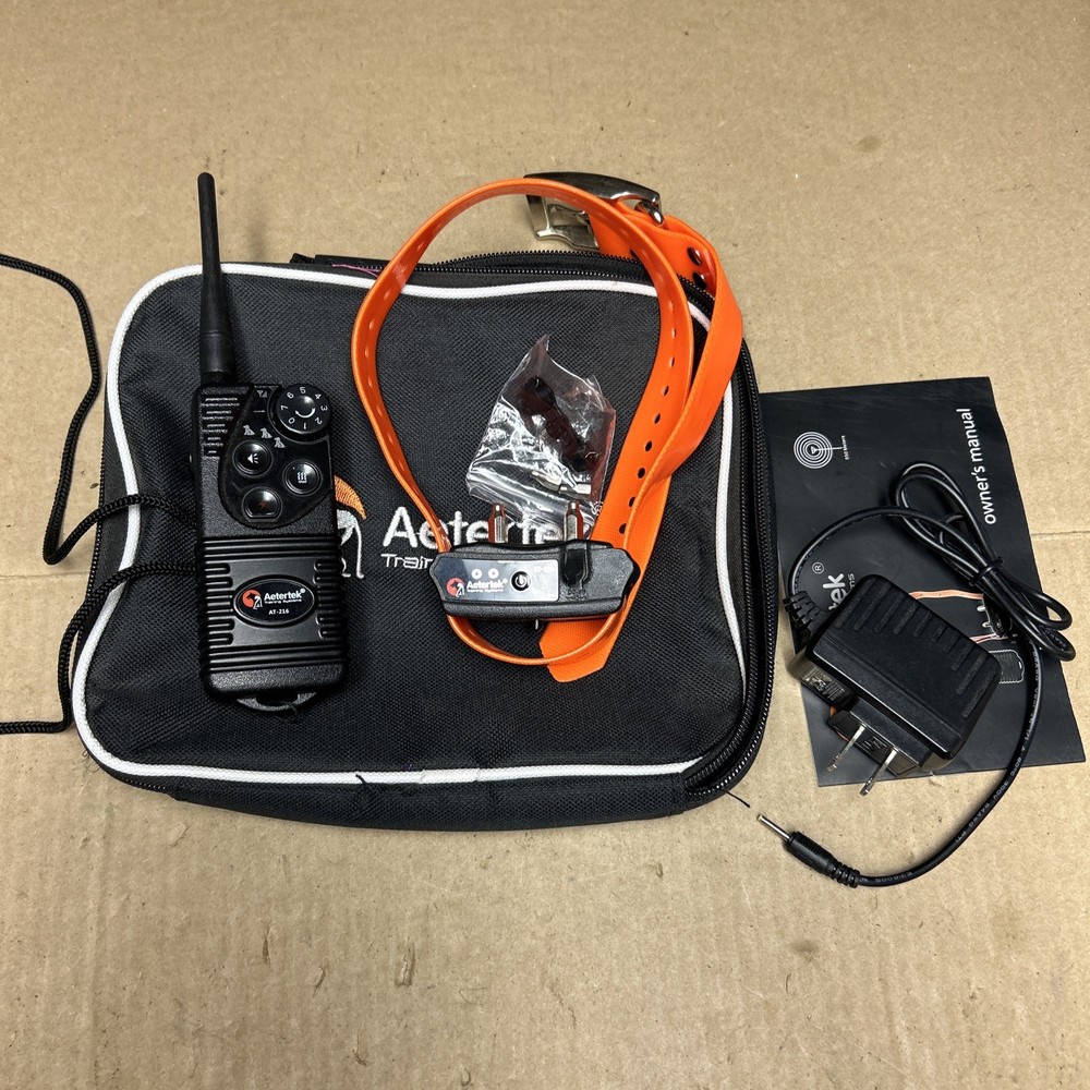 Aetertek AT-216 Dog Shock Training Collar & Remote Waterproof