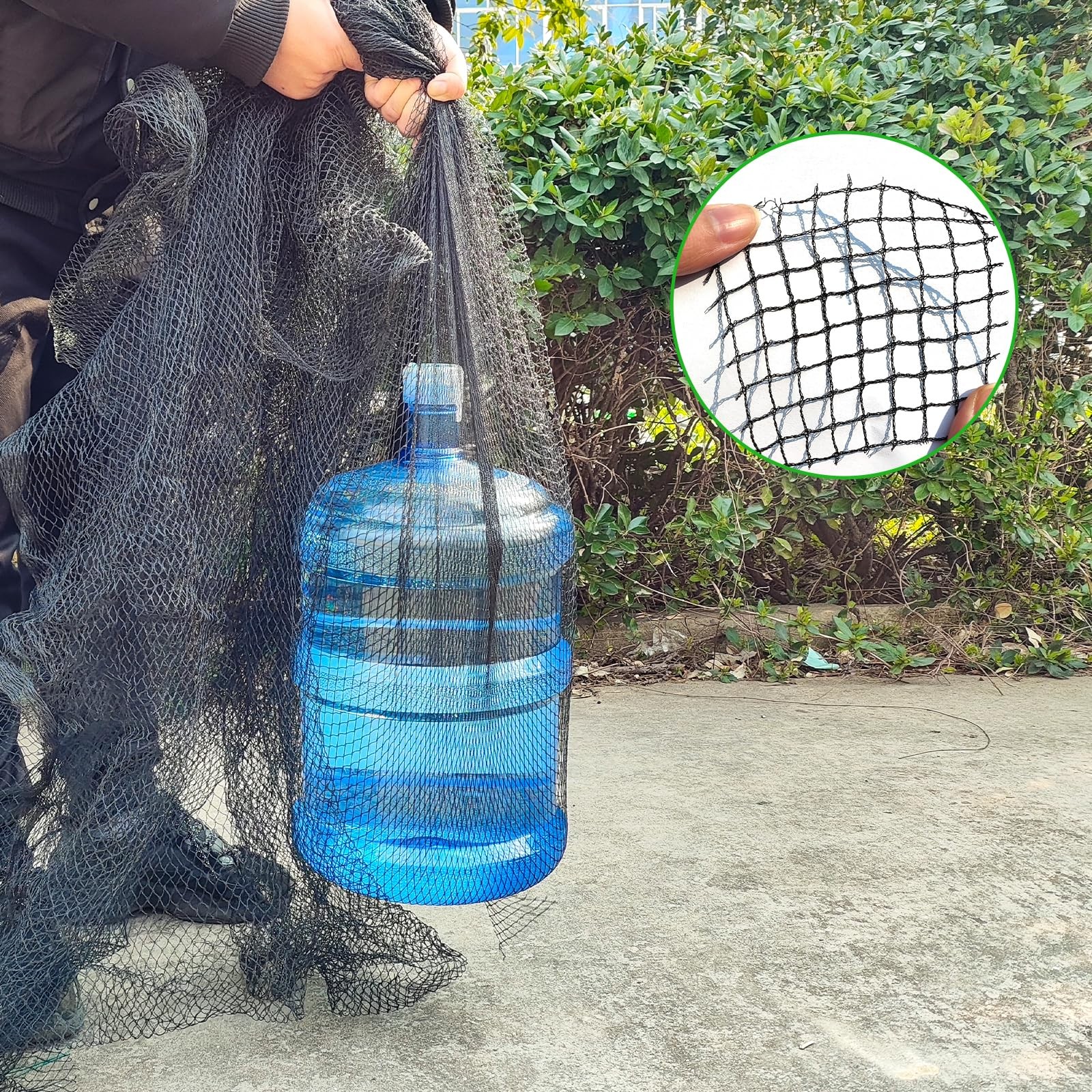 Woven Bird Netting 30x30 FT 1/2 Inch Mesh Heavy Duty Garden Pest Barrier