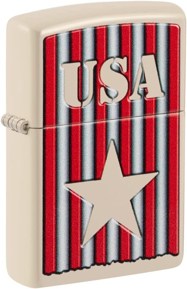 Zippo USA Design Flat Sand 48204