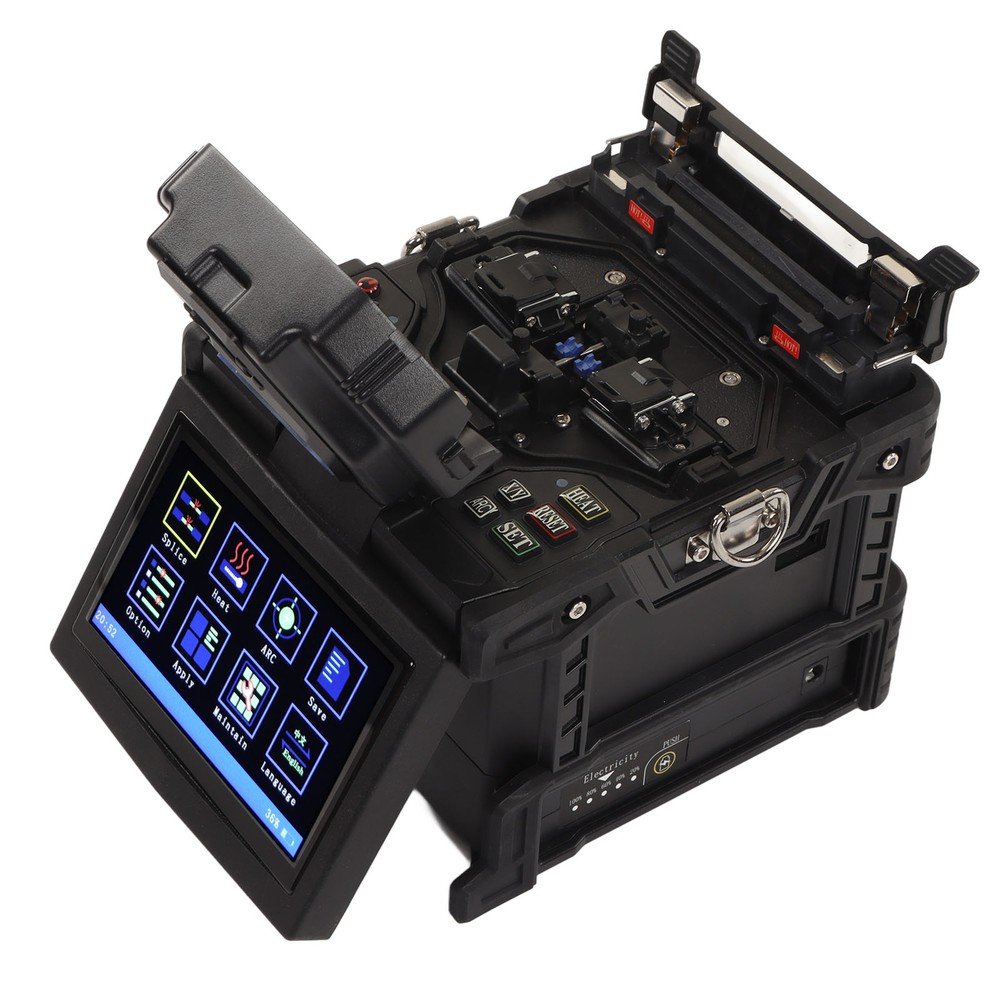 Fiber Splicer Automatic Smart 5 in HD Screen Fiber Optic Splicing Machine A-88S