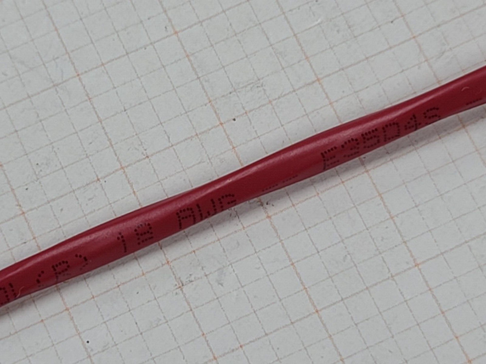 Carol E3504S 18/4C Solid Plenum Fire Alarm Wire Cable FPLP Red /100ft