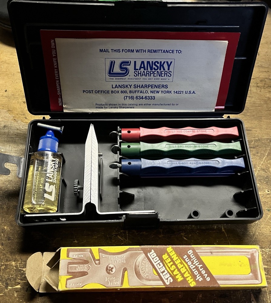 LANSKY LKC03 Sharpening System and SELECTOOL Master Sharpener