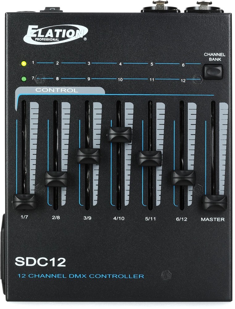 Elation SDC12 12-channel Basic DMX Controller (2-pack) Bundle