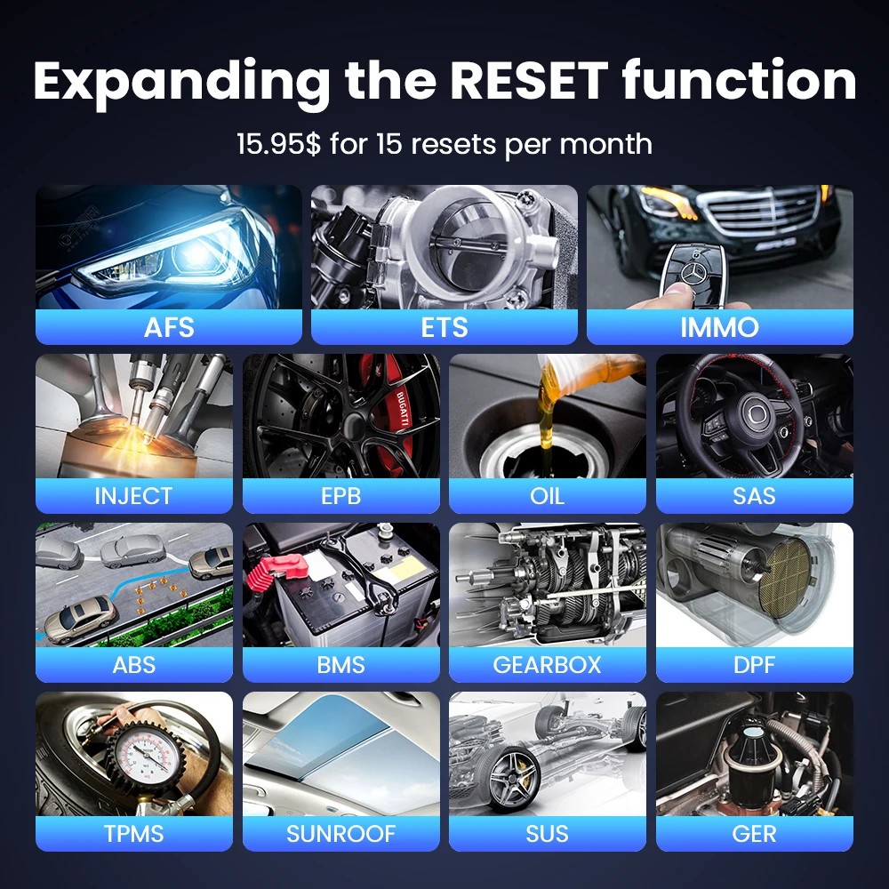 MUCAR BT200 LITE Full System Auto OBD2 Diagnostic Scanner Bluetooth Code Reader