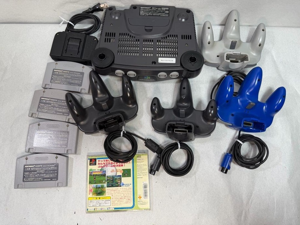 Nintendo 64 console & 5 software and other sets