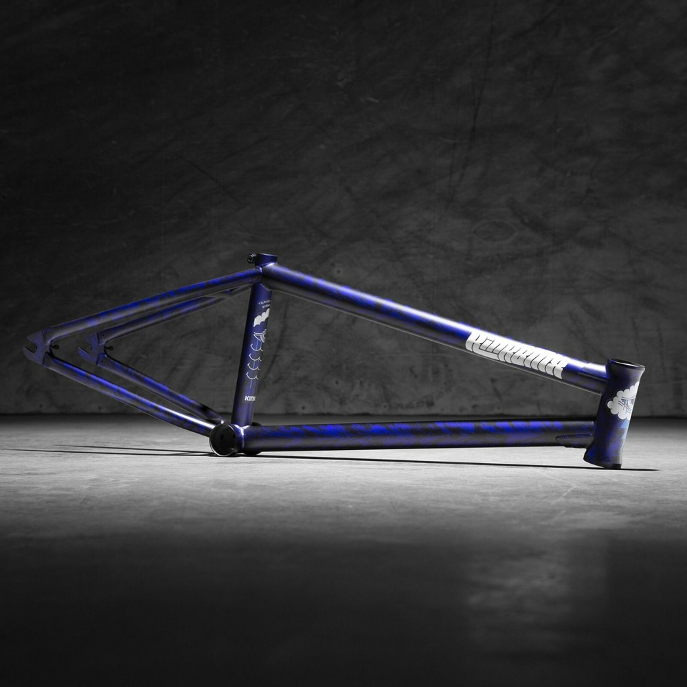 KINK BMX CLOUD BICYCLE FRAME MATTE STORM BLUE