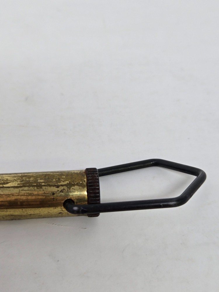 Vintage Brass Spring Salter Pull Down Hanging Scale