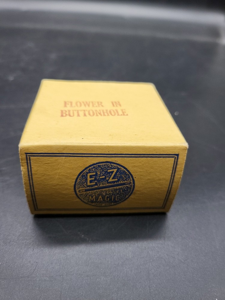 E-Z Magic Flower in Button Hole Magic Trick Original Box