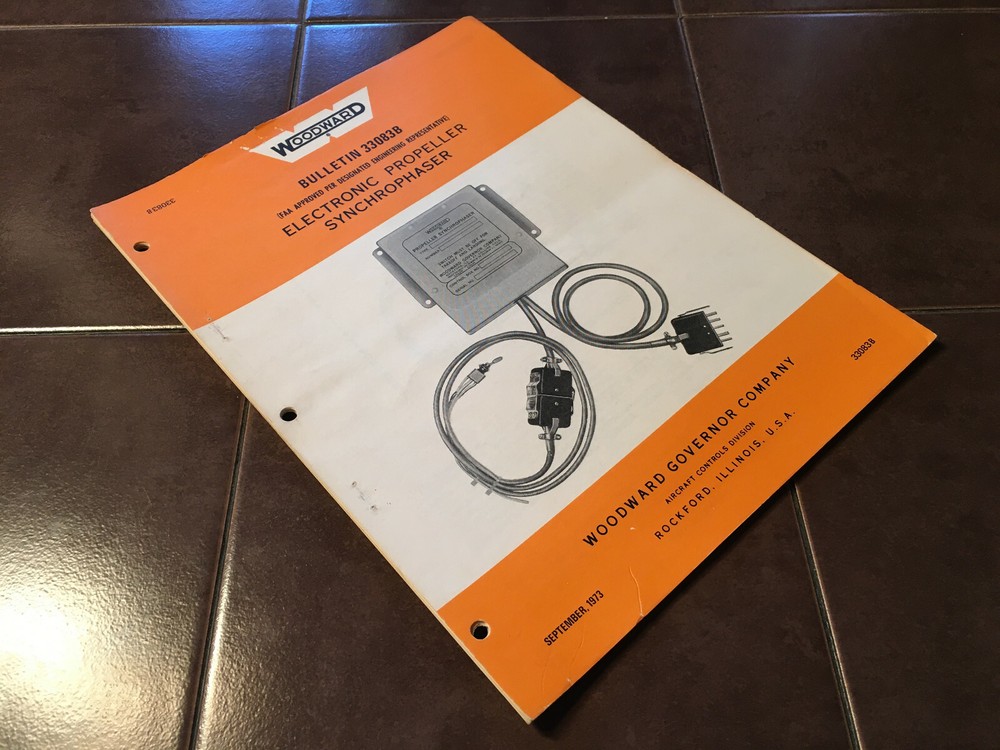 Woodward Electronic Propeller Synchrophaser Service Manual