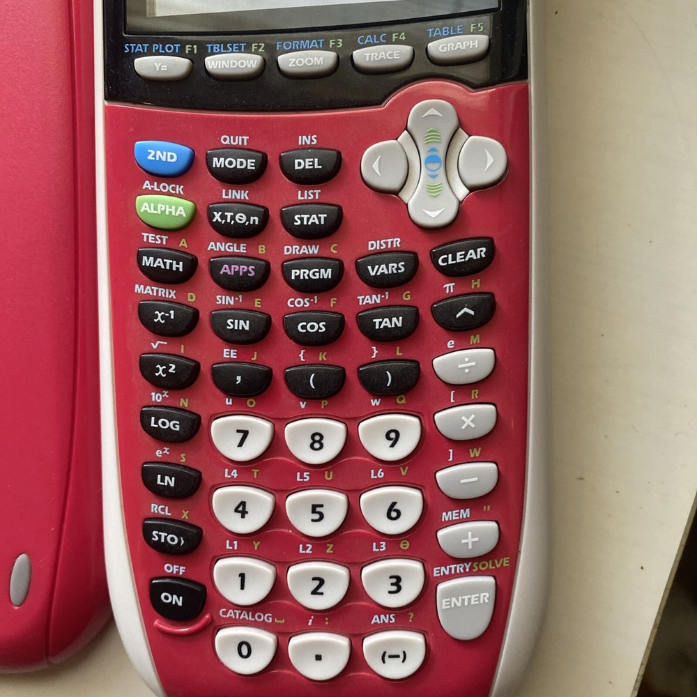 Texas Instruments TI-84 Plus C Silver Edition Graphing Calculator - Pink