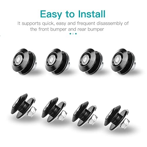 Bumper Quick Release, Upgrade Quick Release Trunk Front Rear Bumper Black