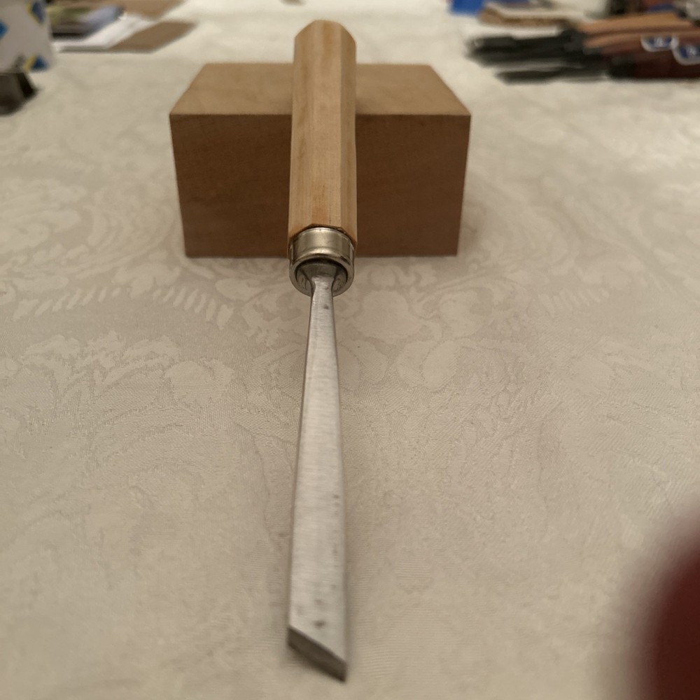 Hirsch # 1s / 10mm Intermediate Size Carving Gouge Sharp Excellent Condition