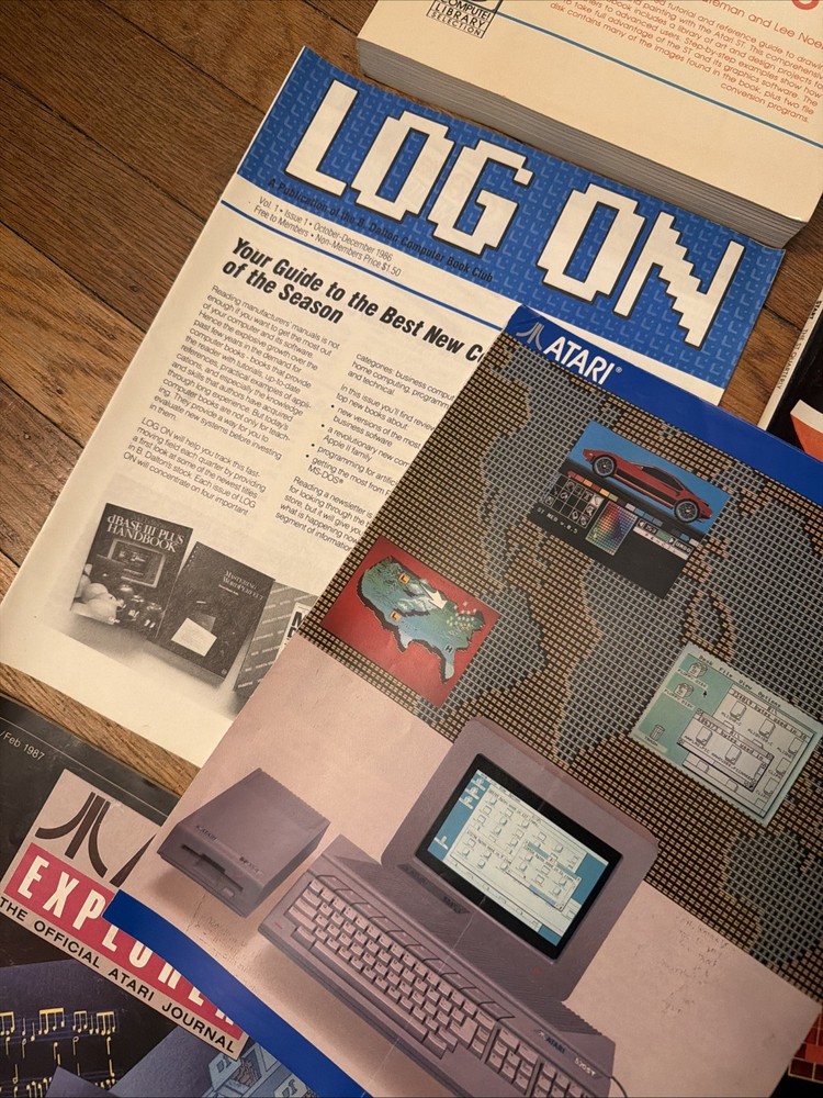 Atari ST Computer Owner's Manual Magazines Sourcebook Inserts & More - Huge Lot