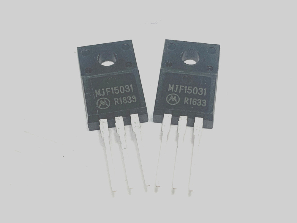 2 Pieces MJF15031 Complementary Silicon Plastic Power Transistor