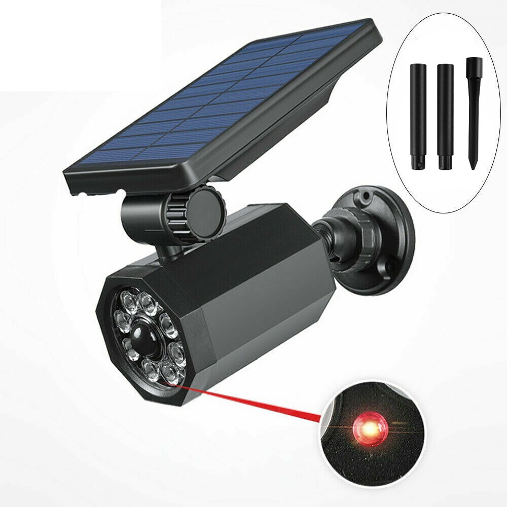 2PC Solar Motion Sensor Light Outdoor Spotlight Solar Landscape Lights for Yard