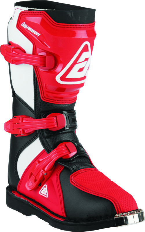 Answer AR1 Boot Black/Red Youth Size - 5