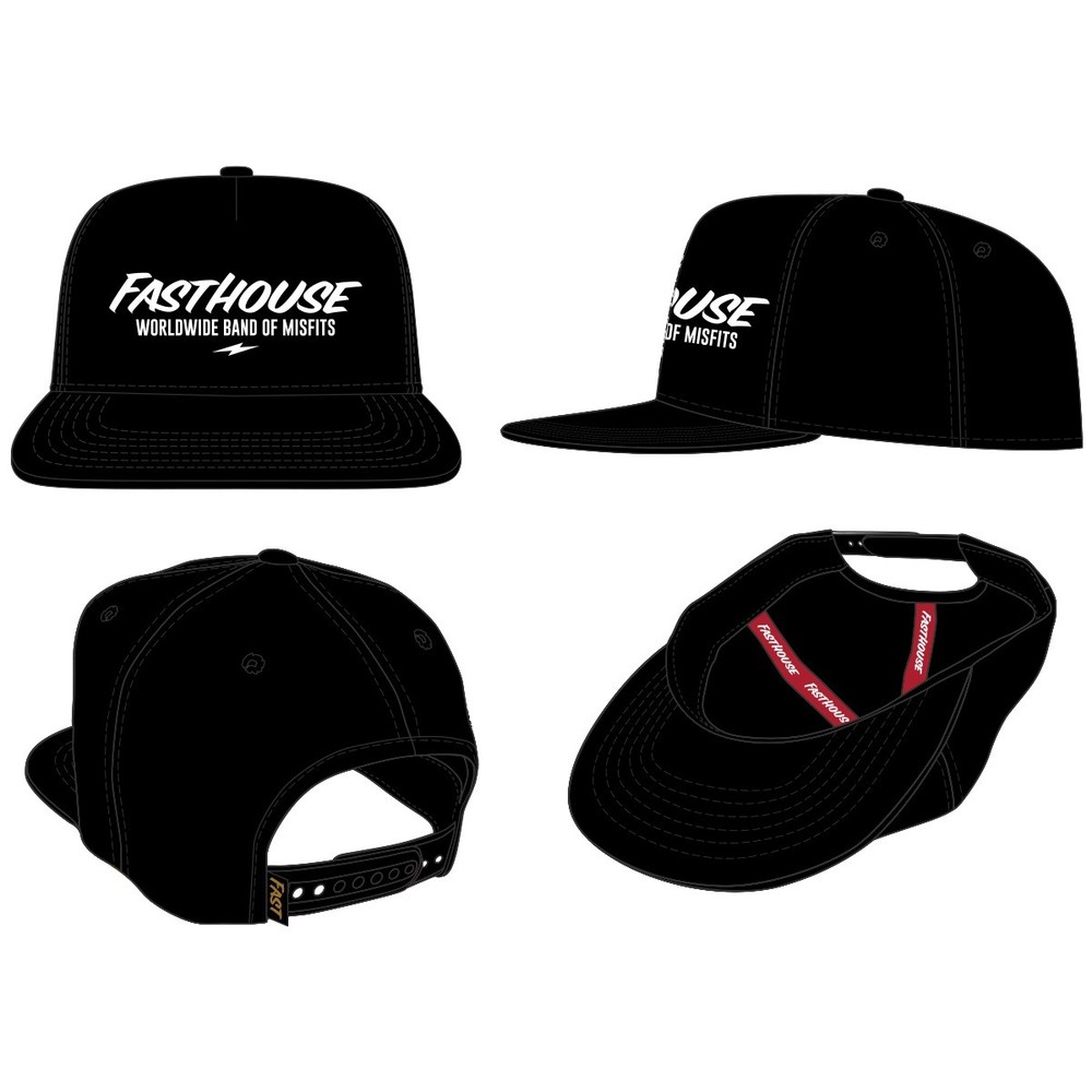 Fasthouse Enterprise Hat Oversized Black