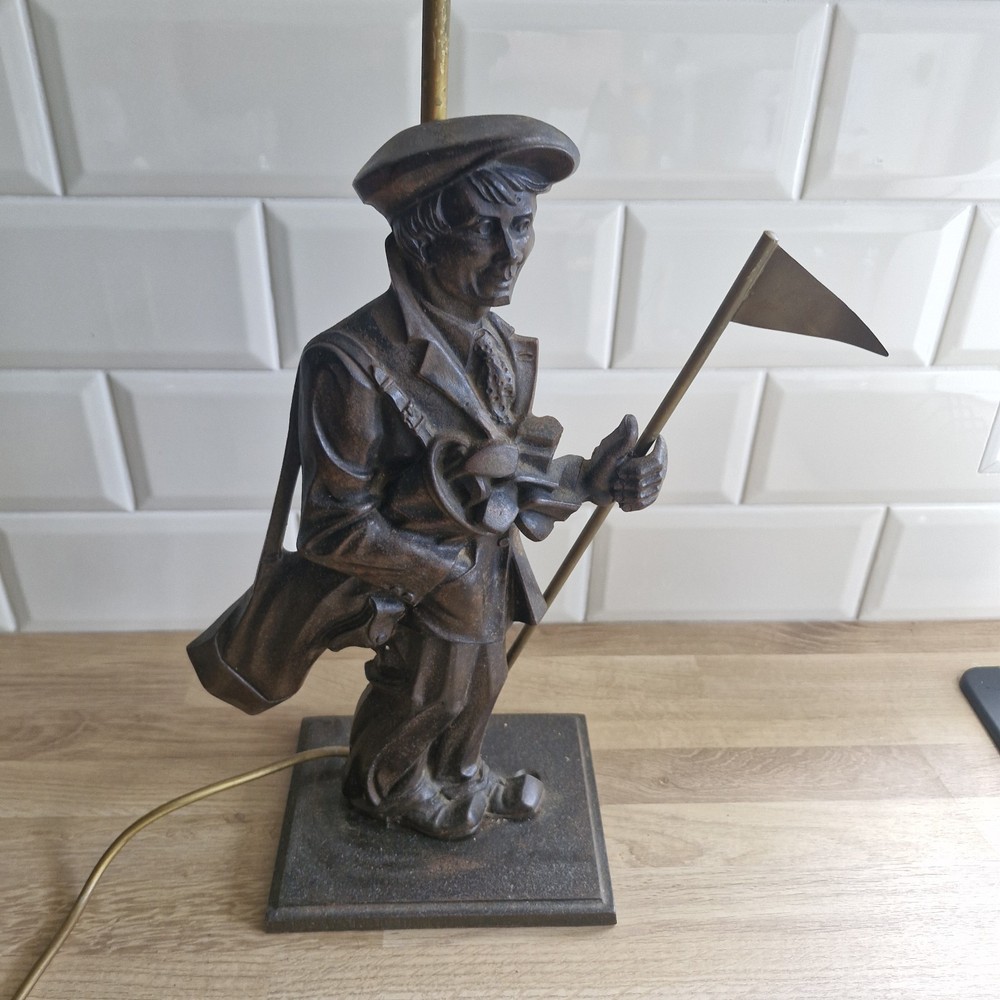 Cast Iron Golfer Table Lamp