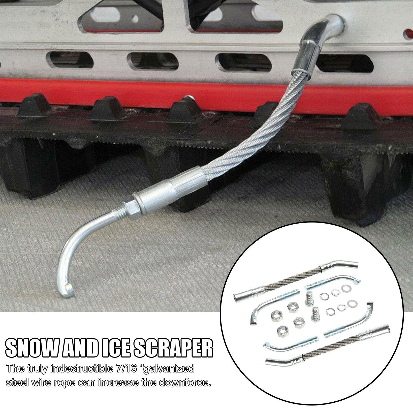 ICE SCRATCHERS WITH CARBIDE TIPS SNOWMOBILE REVERSE COMPATIBLE SNOW