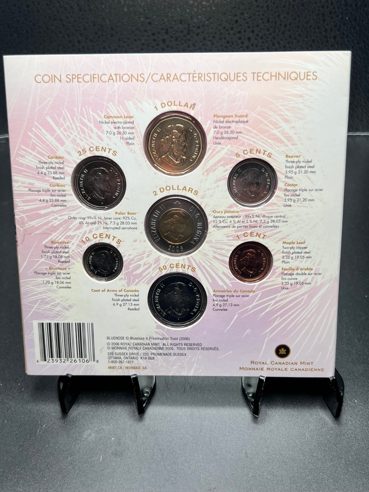 2006 Canada Celebration 7 coin Uncirculated Set