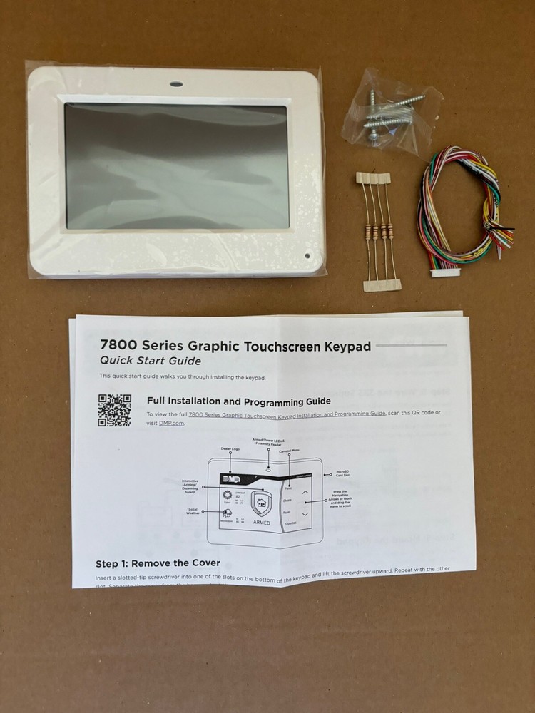DMP 7872-WBAY-CB 4 Zone Touchscreen Keypad